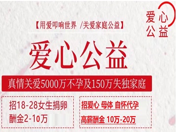 新城捐卵助孕生子 爱心志愿者招募